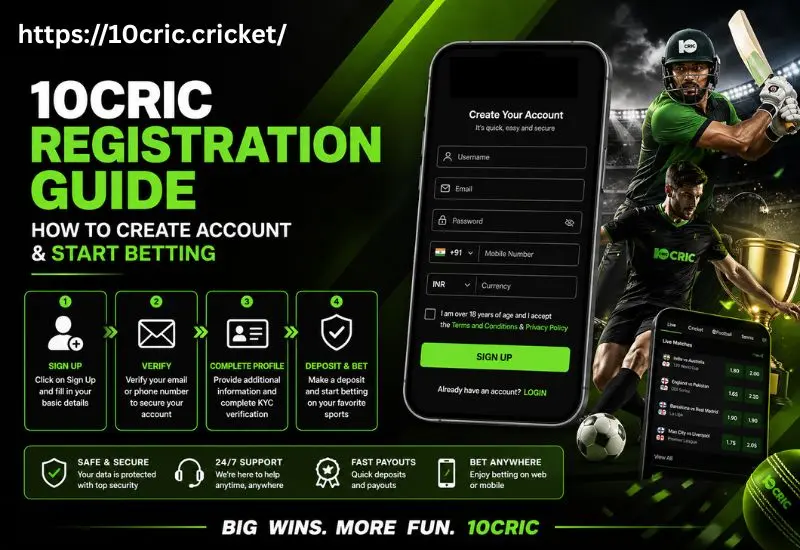 10CRIC Registration Guide - How to Create Your Account & Start Betting in Minutes