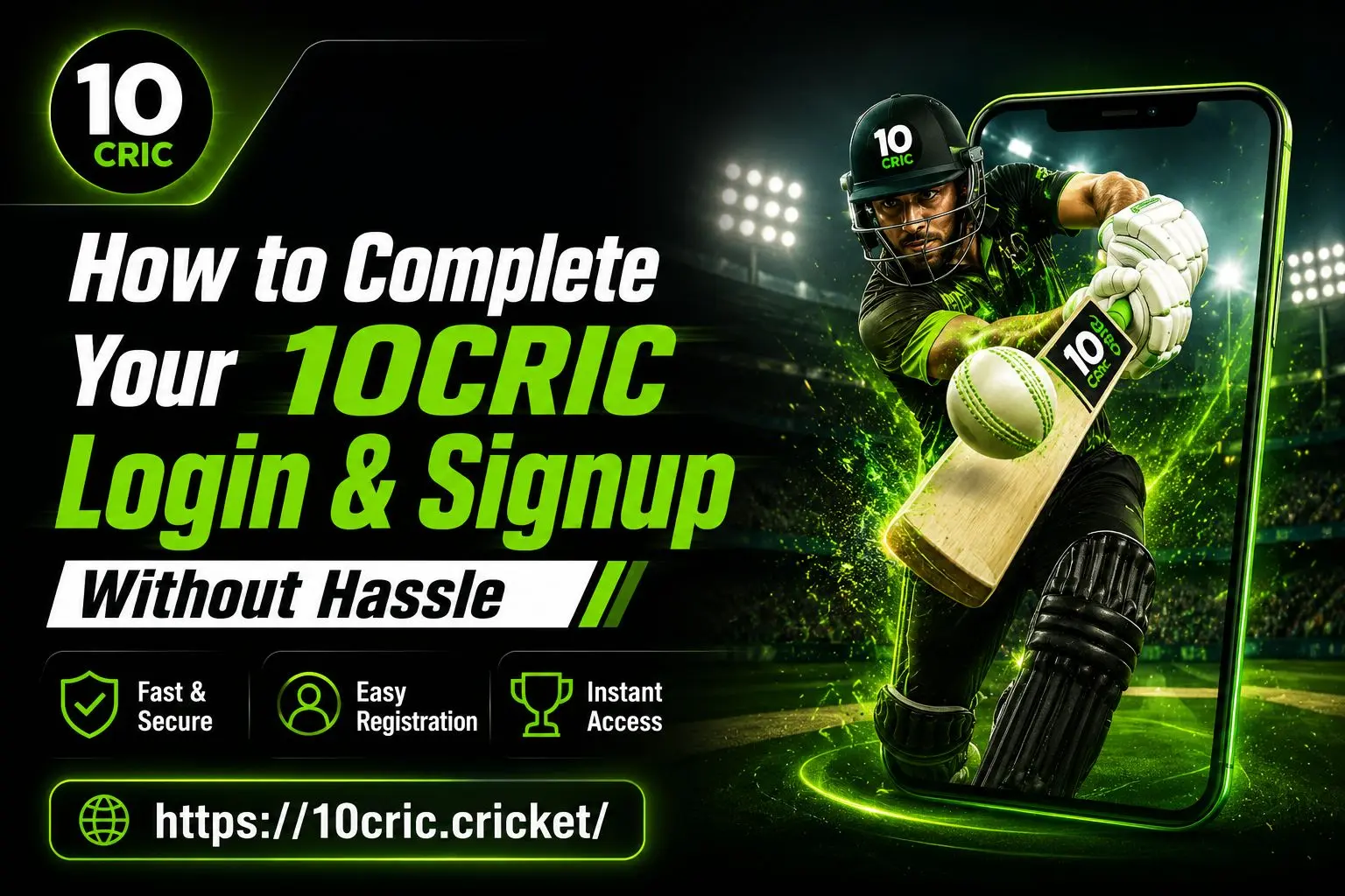 10CRIC Login & Signup